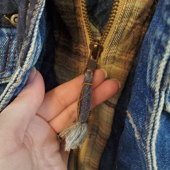 VTG 80S RAW Rugged Active Wear Denim Jacket - Picture 5 of 14
